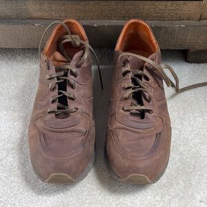 Beckett Simonon Graham Dark Brown Leather Sneakers